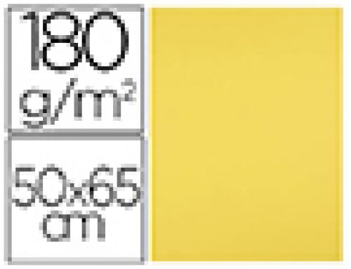 Cartolina liderpapel 50x65 cm 180 gr amarelo limao , Liderpapel , 31047 , 8423473310476